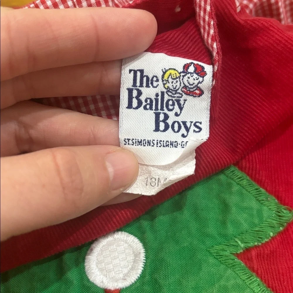 Bailey Boys Reversible John John 18 Month, Sports Christmas Tree & Scottie Dog